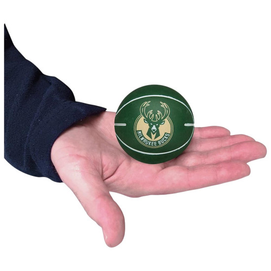 Wilson Mini Μπαλάκι μπάσκετ NBA Dribbler Milwaukee Bucks